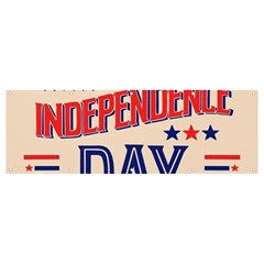 Usa Happy Independence Day Banner And Sign 12  X 4  by Ravend