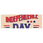 Usa Happy Independence Day Banner and Sign 12  x 4  Front