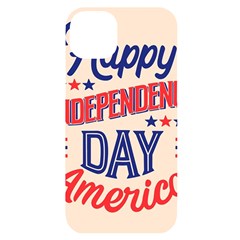 Usa Happy Independence Day Iphone 14 Plus Black Uv Print Case by Ravend