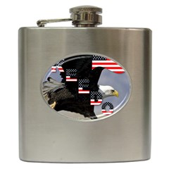 Freedom Patriotic American Usa Hip Flask (6 Oz) by Ravend