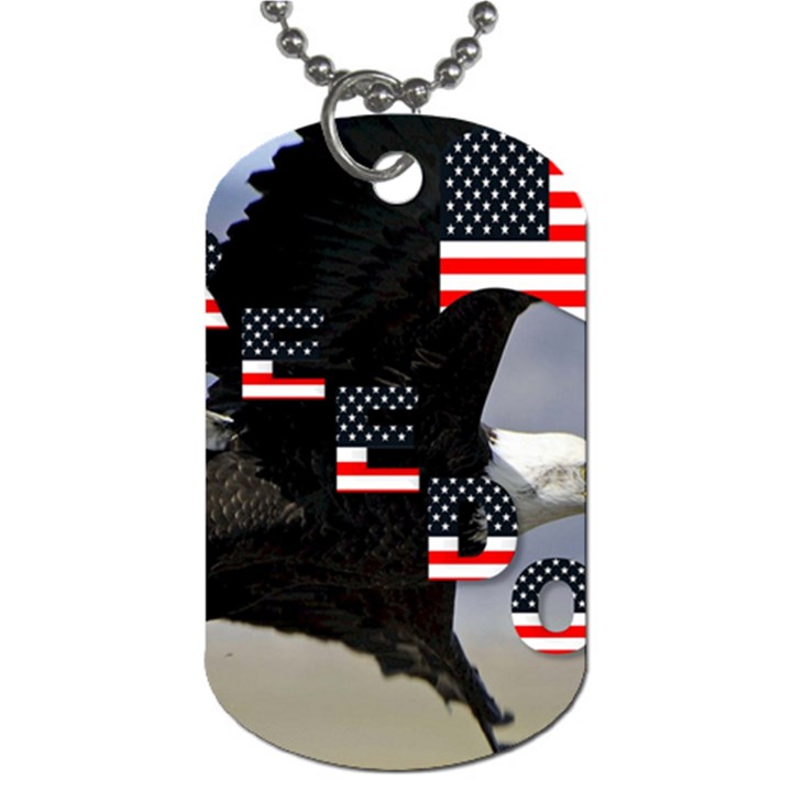 Freedom Patriotic American Usa Dog Tag (Two Sides)