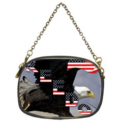 Freedom Patriotic American Usa Chain Purse (two Sides) by Ravend