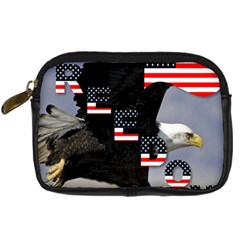 Freedom Patriotic American Usa Digital Camera Leather Case