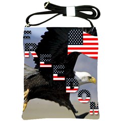 Freedom Patriotic American Usa Shoulder Sling Bag