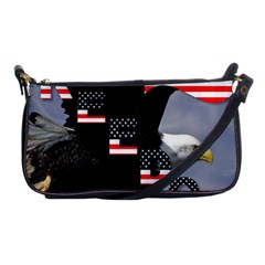 Freedom Patriotic American Usa Shoulder Clutch Bag by Ravend