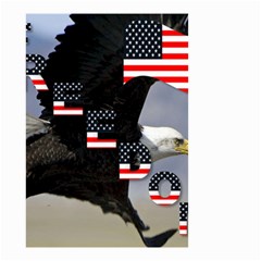 Freedom Patriotic American Usa Small Garden Flag (two Sides) by Ravend