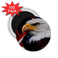 Fourth Of July Independence Day Usa American Pride 2 25  Magnets (100 Pack)  by Ravend