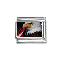 Fourth Of July Independence Day Usa American Pride Italian Charm (9mm) by Ravend