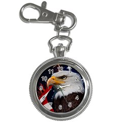 Fourth Of July Independence Day Usa American Pride Key Chain Watches by Ravend