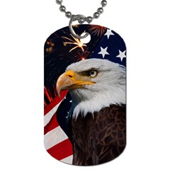 Fourth Of July Independence Day Usa American Pride Dog Tag (two Sides) by Ravend