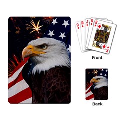 Fourth Of July Independence Day Usa American Pride Playing Cards Single Design (rectangle) by Ravend