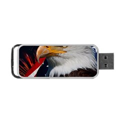 Fourth Of July Independence Day Usa American Pride Portable Usb Flash (two Sides) by Ravend