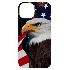 Fourth Of July Independence Day Usa American Pride Iphone 14 Black Uv Print Case by Ravend