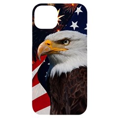 Fourth Of July Independence Day Usa American Pride Iphone 14 Plus Black Uv Print Case by Ravend