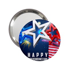 4th Of July Happy Usa Independence Day 2 25  Handbag Mirrors