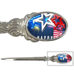 4th Of July Happy Usa Independence Day Letter Opener by Ravend