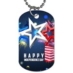 4th Of July Happy Usa Independence Day Dog Tag (One Side) Front