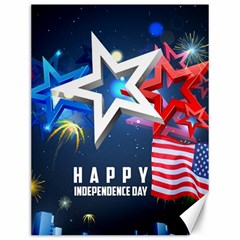 4th Of July Happy Usa Independence Day Canvas 12  X 16  by Ravend