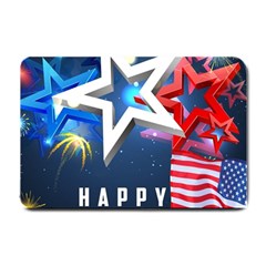 4th Of July Happy Usa Independence Day Small Doormat by Ravend