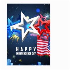 4th Of July Happy Usa Independence Day Large Garden Flag (two Sides) by Ravend