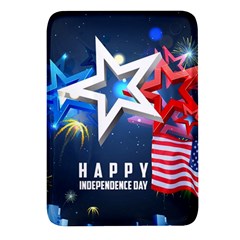 4th Of July Happy Usa Independence Day Rectangular Glass Fridge Magnet (4 Pack) by Ravend