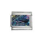 July 4th Parade Independence Day Italian Charm (9mm) Front