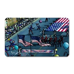 July 4th Parade Independence Day Magnet (Rectangular)