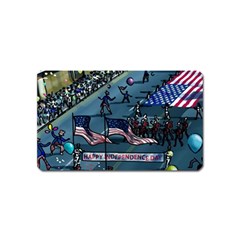 July 4th Parade Independence Day Magnet (Name Card)