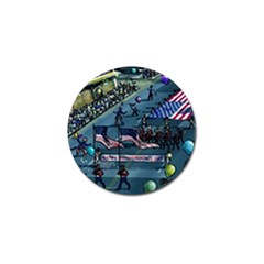 July 4th Parade Independence Day Golf Ball Marker (10 Pack) by Ravend