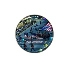 July 4th Parade Independence Day Hat Clip Ball Marker (10 Pack) by Ravend