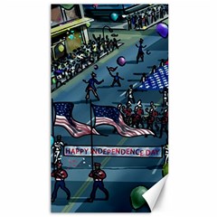 July 4th Parade Independence Day Canvas 40  X 72  by Ravend