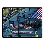 July 4th Parade Independence Day Fleece Blanket (Small) 50 x40  Blanket Front