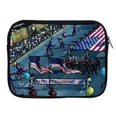 July 4th Parade Independence Day Apple Ipad 2/3/4 Zipper Cases by Ravend