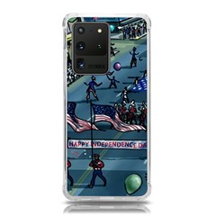 July 4th Parade Independence Day Samsung Galaxy S20 Ultra 6.9 Inch TPU UV Case