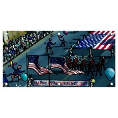 July 4th Parade Independence Day Banner And Sign 4  X 2  by Ravend