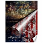 Independence Day Background Abstract Grunge American Flag Canvas 12  x 16  11.86 x15.41  Canvas - 1