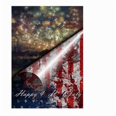 Independence Day Background Abstract Grunge American Flag Large Garden Flag (two Sides) by Ravend