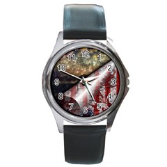 Independence Day July 4th Round Metal Watch by Ravend