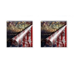 Independence Day July 4th Cufflinks (square) by Ravend