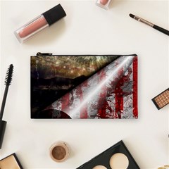 Independence Day July 4th Cosmetic Bag (small) by Ravend