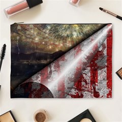 Independence Day July 4th Cosmetic Bag (xl) by Ravend