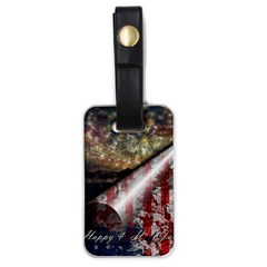 Independence Day July 4th Luggage Tag (one Side) by Ravend