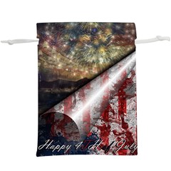 Independence Day July 4th Lightweight Drawstring Pouch (xl) by Ravend