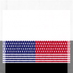 American Flag Patriot Red White Rectangular Jigsaw Puzzl by Celenk