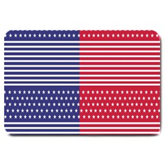 American Flag Patriot Red White Large Doormat by Celenk