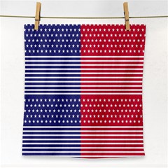 American Flag Patriot Red White Face Towel by Celenk