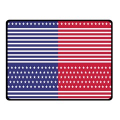 American Flag Patriot Red White Fleece Blanket (small) by Celenk