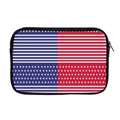 American Flag Patriot Red White Apple Macbook Pro 17  Zipper Case by Celenk