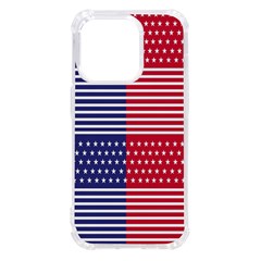 American Flag Patriot Red White Iphone 14 Pro Tpu Uv Print Case by Celenk