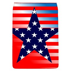 Patriotic American Usa Design Red Removable Flap Cover (s) by Celenk